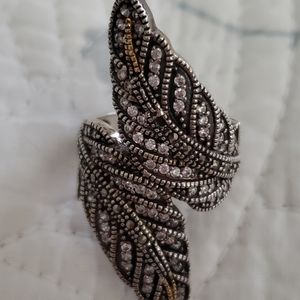 Sterling Silver Leaf Ring